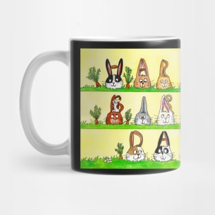 Happy Birthday Bunnies Mug